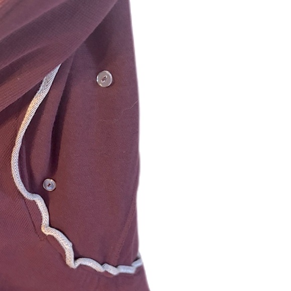 FREE PEOPLE Flared and Femme Jacket Size Small Sangria Like New - Picture 11 of 13